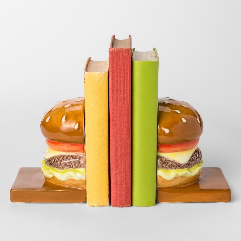 Decorative Bookend - Cheeseburger